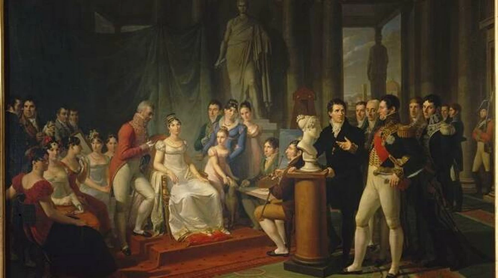 Elisa Bonaparte fra gli artisti di corte